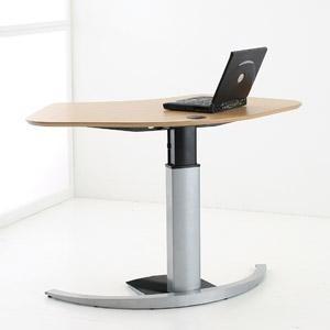 Image of Conset Desk 501-19 Electric Height Adjustable Crescent Standing