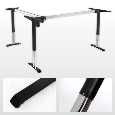 Image of Conset 501-49 8 L-Shaped Electric Height Adjustable Stand Up Standing Desk