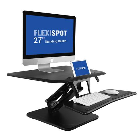 Image of FlexiSpot F3 27" - Compact Series Standing Desk Converter - F3B / F3W / F3N