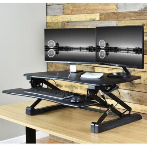 Image of VIVO DESK-V000DB Deluxe Standing Desk Converter