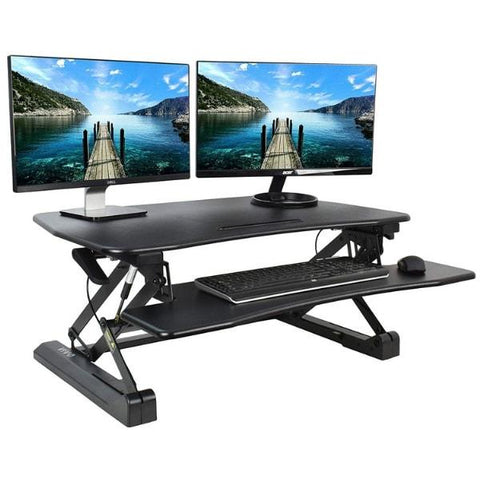 Image of VIVO DESK-V000DB Deluxe Standing Desk Converter