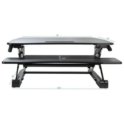 Image of VIVO DESK-V000DB Deluxe Standing Desk Converter