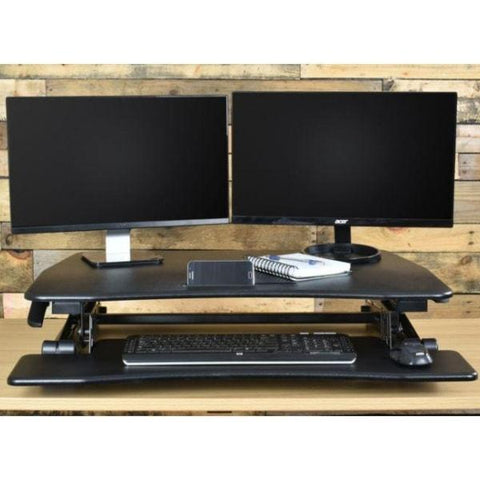 Image of VIVO DESK-V000DB Deluxe Standing Desk Converter