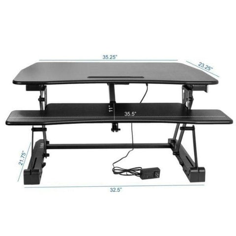 Image of VIVO DESK-V000EB Electric Standing Desk Converter