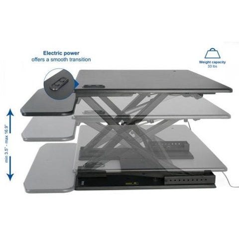 Image of VIVO DESK-V000EB Electric Standing Desk Converter