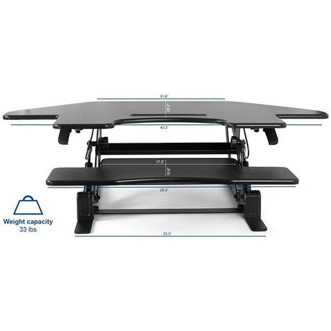 Image of VIVO Desk-V000VC Corner Standing Desk Converter