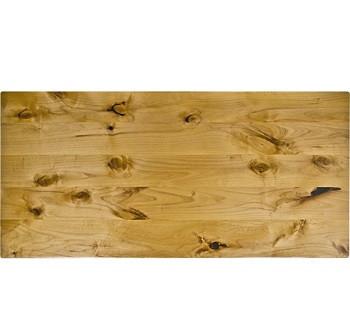 Image of UPLIFT 900 Height Adjustable Standing Desk in Solid Wood - Knotty Alder