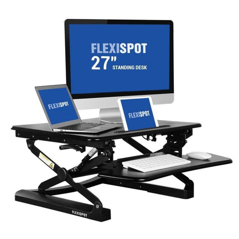 Image of FlexiSpot M1 27" - Standing Desk Converter -Classic Series (M1B / M1W)