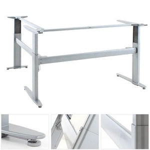 Conset 501-49 8 L-Shaped Electric Height Adjustable Stand Up Standing Desk