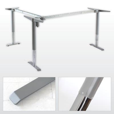 Image of Conset 501-49 8 L-Shaped Electric Height Adjustable Stand Up Standing Desk