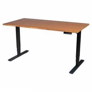 UPLIFT 900 Stand Up Desk with 1'' Thick Bamboo Top