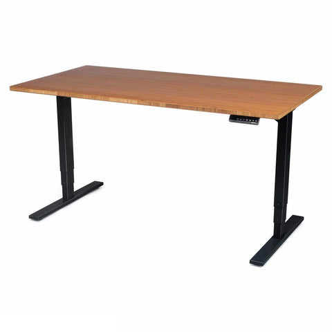 Image of UPLIFT 900 Stand Up Desk with 1'' Thick Bamboo Top