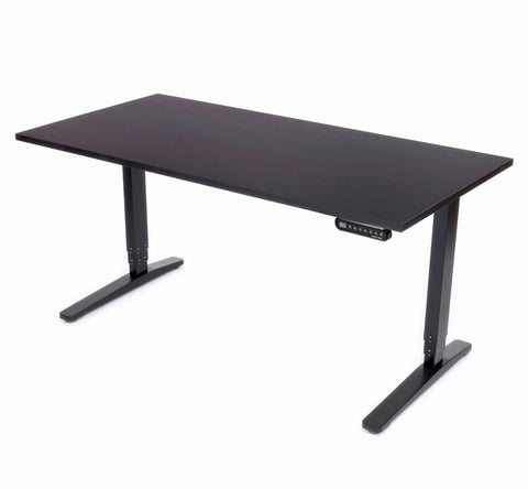 Image of UPLIFT 900 Height Adjustable Standing Desk in Black Eco