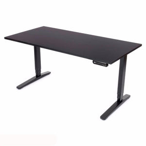 UPLIFT 900 Height Adjustable Standing Desk in Black Laminate