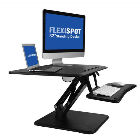 Image of FlexiSpot F3M 32" - Standing Desk Converter - Compact Series F3MB F3MW F3MN