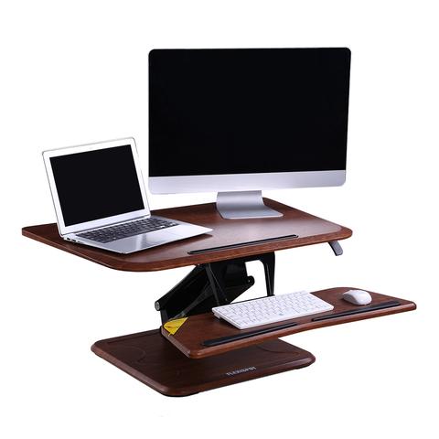 Image of FlexiSpot F3M 32" - Standing Desk Converter - Compact Series F3MB F3MW F3MN