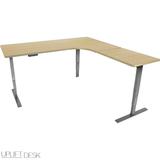 Image of UPLIFT 950 Height Adjustable Standing Desk with L-Shaped in Laminate