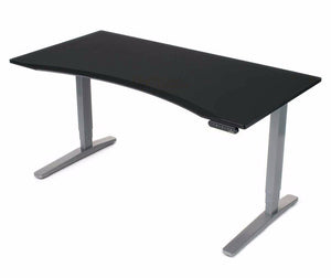 UPLIFT 900 Height Adjustable Standing Desk in Black Eco