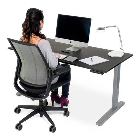 UPLIFT 900 Height Adjustable Standing Desk in Black Eco