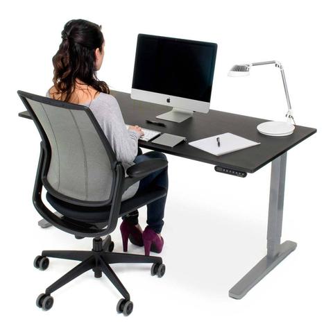 Image of UPLIFT 900 Height Adjustable Standing Desk in Black Eco