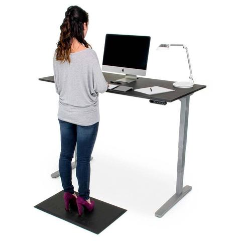 Image of UPLIFT 900 Height Adjustable Standing Desk in White Laminate