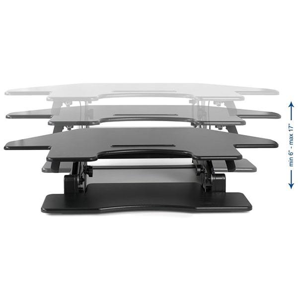 VIVO Desk-V000VC Corner Standing Desk Converter