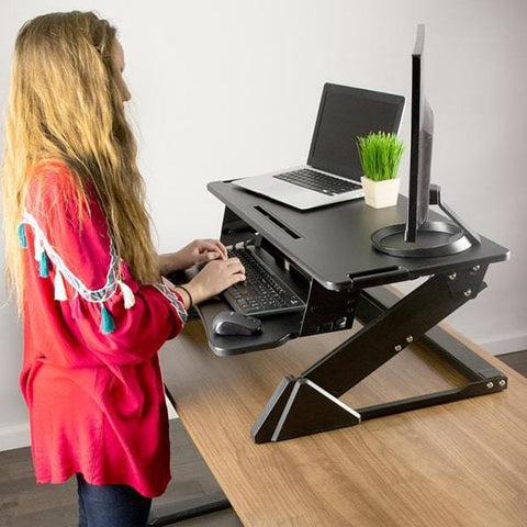 Image of VIVO DESK-V000L Standing Desk Converter