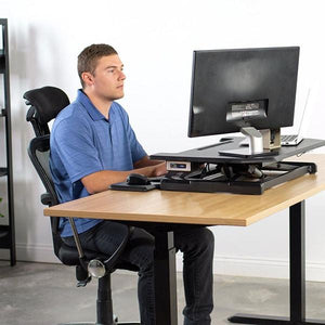 VIVO DESK-V000ME Electric Standing Desk Converter