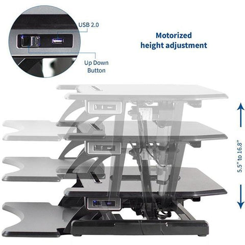 Image of VIVO DESK-V000ME Electric Standing Desk Converter