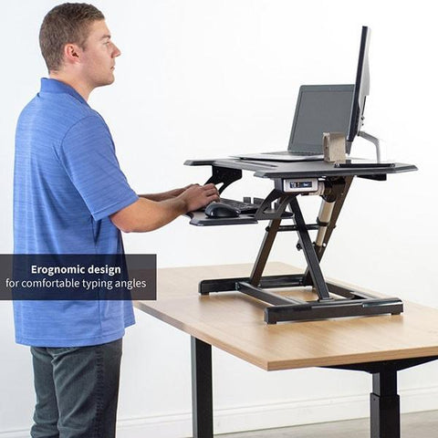 Image of VIVO DESK-V000ME Electric Standing Desk Converter