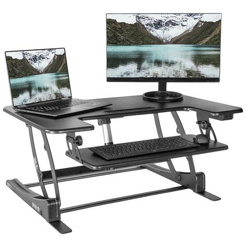 Image of VIVO DESK-V000VE Electic Standing Desk Converter