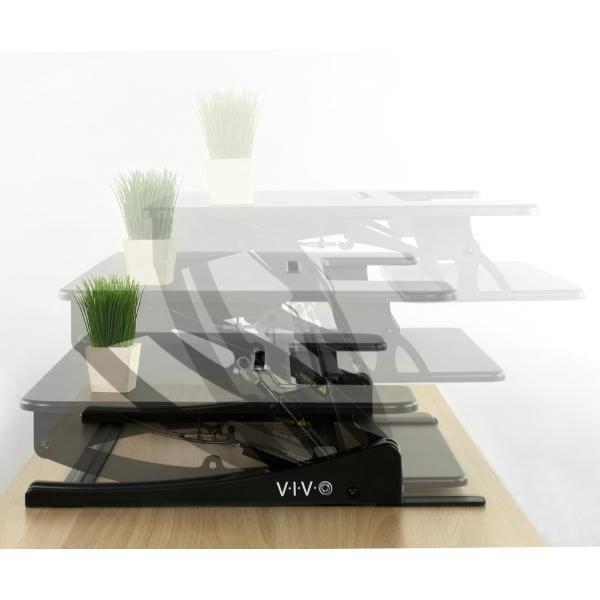 VIVO DESK-V000V Corner Standing Desk Converter