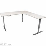 Image of UPLIFT 950 Height Adjustable Standing Desk with L-Shaped in Laminate