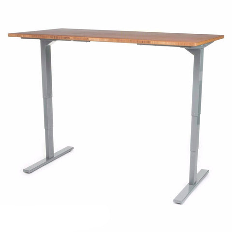Image of UPLIFT 900 Stand Up Desk with 1'' Thick Bamboo Top