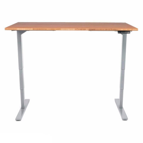 Image of UPLIFT 900 Stand Up Desk with 1'' Thick Bamboo Top