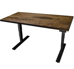 UPLIFT 900 Height Adjustable Standing Desk in Solid Wood-Walnut